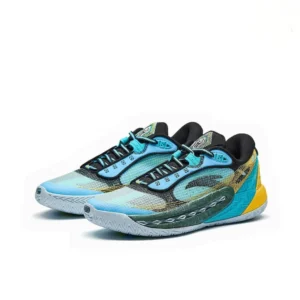 ANTA Shock Wave 6 Water Blue Basketball Shoes – Lightweight Performance Sneakers